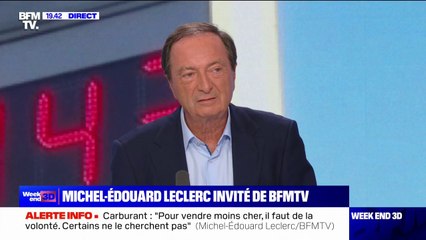 Michel-Édouard Leclerc: "Pour vendre moins cher, il faut de la volonté. Il y a des gens qui ne cherchent pas à vendre moins cher"