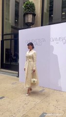 Nabilla pendant la Fashion Week à Paris. Instagram