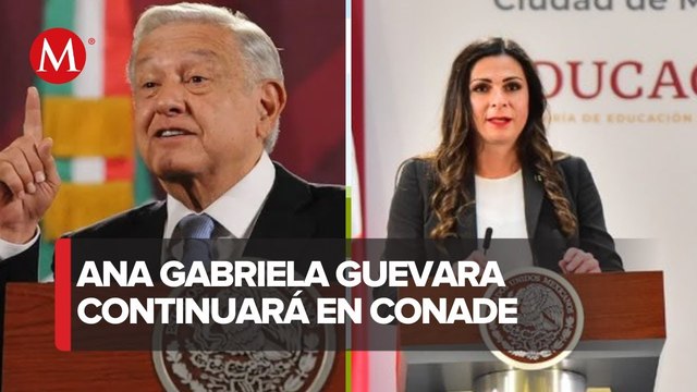 Ana Gabriela Guevara ha hecho bien las cosas al frente de la Conade: AMLO