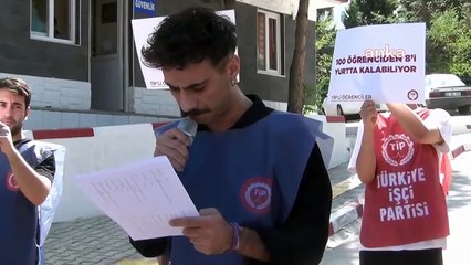 À Denizli, des étudiants atteints de maladies de type 1 ont manifesté devant la Direction provinciale de la jeunesse et des sports « Nous ne pouvons pas nous abriter »
