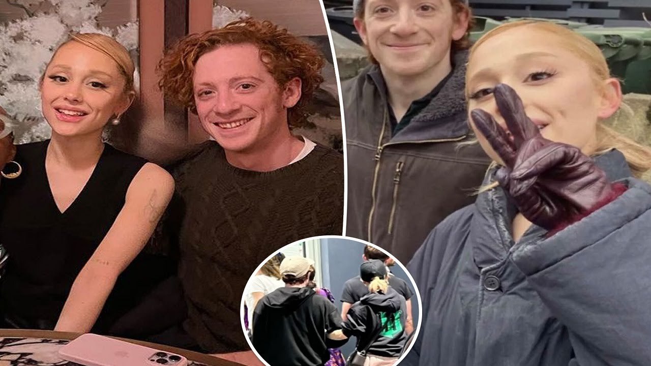 Ariana Grande and Ethan Slater lock arms at Disneyland first sighting amid their respective divorces