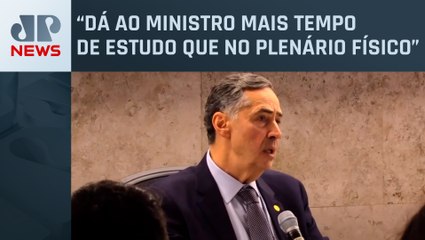 Barroso sobre julgamento de réus dos atos de 08/01: “Plenário virtual não interfere na defesa”