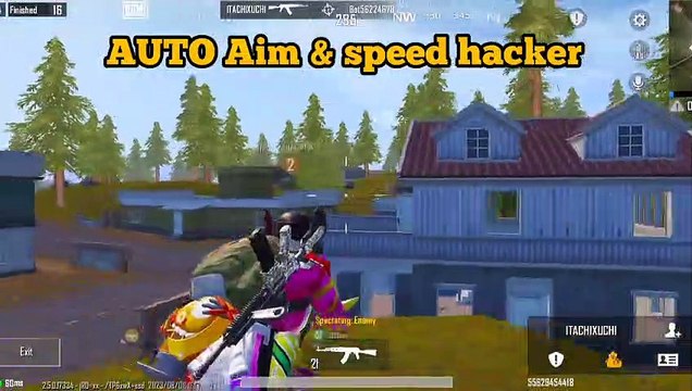 Pubg mobile hacker gameplay auto aim speed hacker