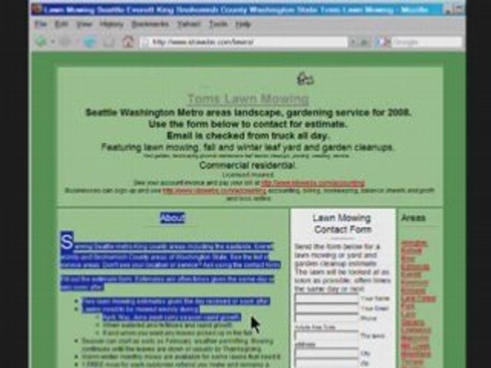 Lawn mowing Lynnwood Washington