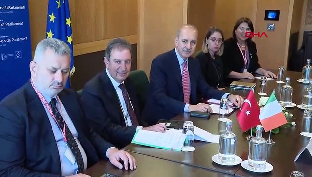 Le président de la Grande Assemblée nationale turque Kurtulmuş a rencontré le président du Sénat irlandais et le président du Parlement israélien à Dublin