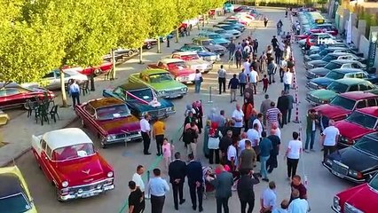 Konya'da Klasik Otomobil Sergisi Açıldı