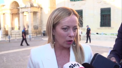 Meloni "In Europa non si entra illegalmente"