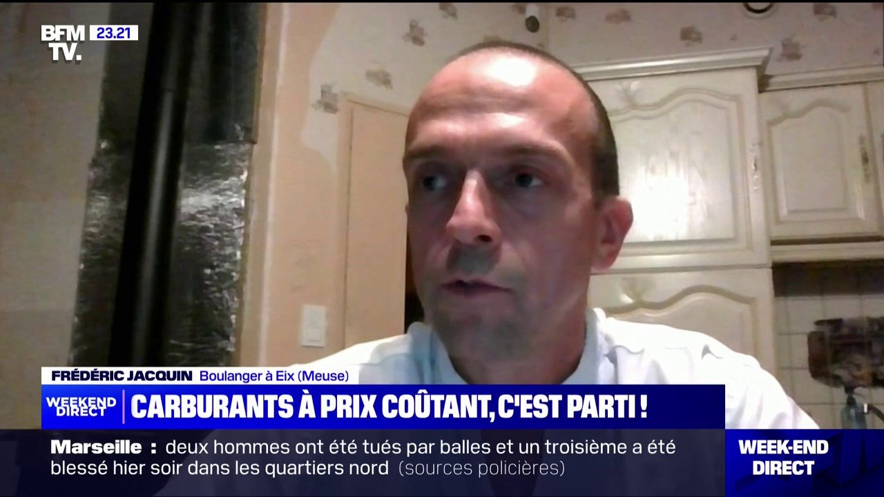 "On a fermé deux jours par semaine à la place d'un": Frédéric Jacquin, boulanger dans la Meuse, qui livre une vingtaine de villages alentour, voit son activité affectée par la hausse des prix du carburant