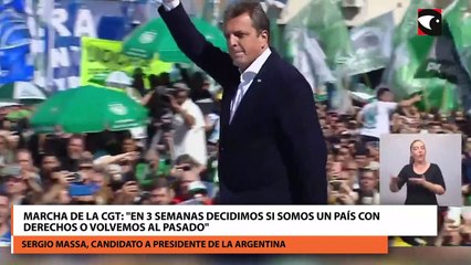Marcha de la CGT En 3 semanas decidimos si somos un país con derechos o volvemos al pasado