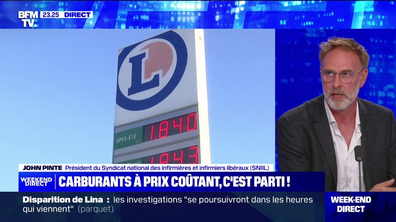Prix des carburants: "Il y a des patients qui commencent à se retrouver sans soin", regrette John Pinte (président du syndicat national des infirmières et infirmiers libéraux)