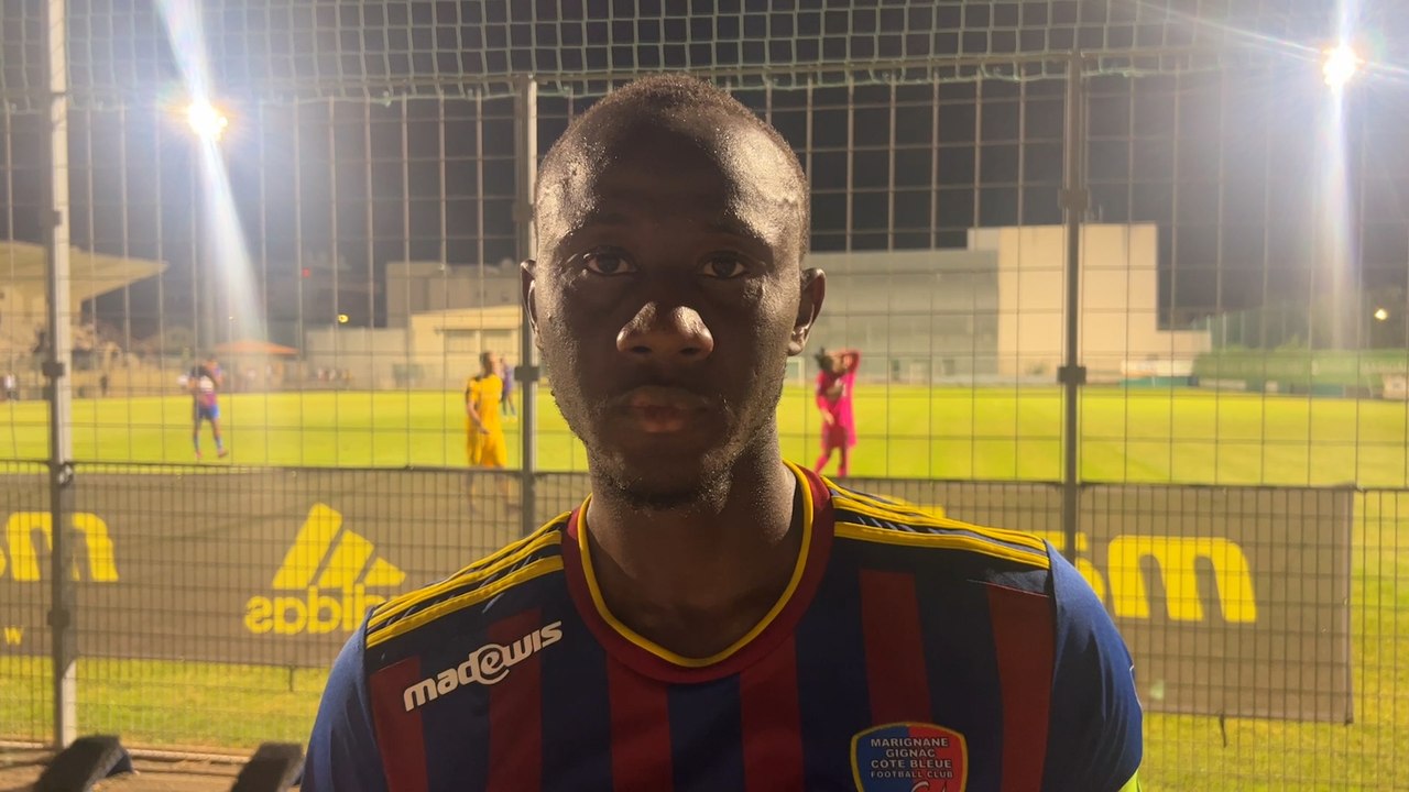 Interview maritima Ali Bamba après la victoire de Marignane GIgnac CB contre Epinal