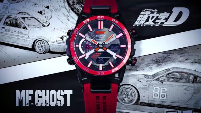 CASIO EDIFICE Initial D & MF GHOST Collaboration Model