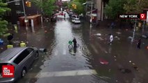 New York'ta şiddetli yağışlar sebebiyle olağanüstü hal ilan edildi