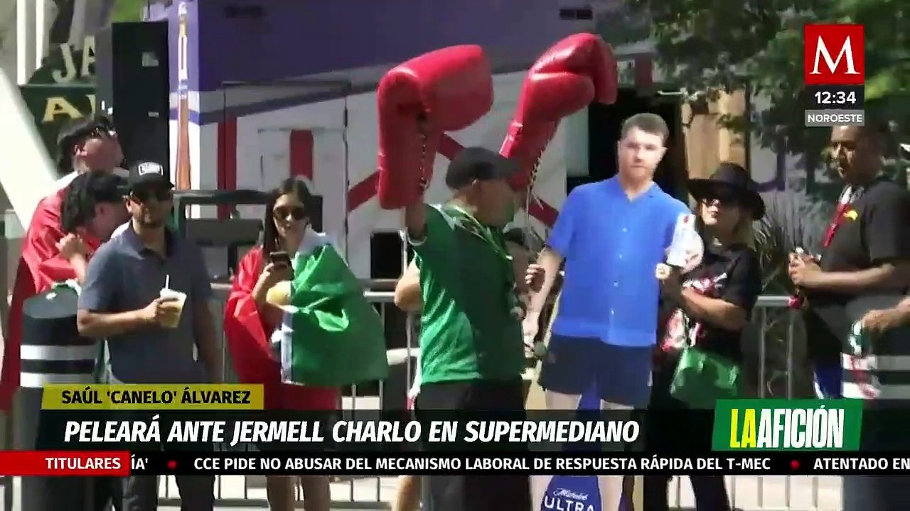 Realizarán ceremonia de pesaje del 'Canelo' Álvarez y Jermell Charlo