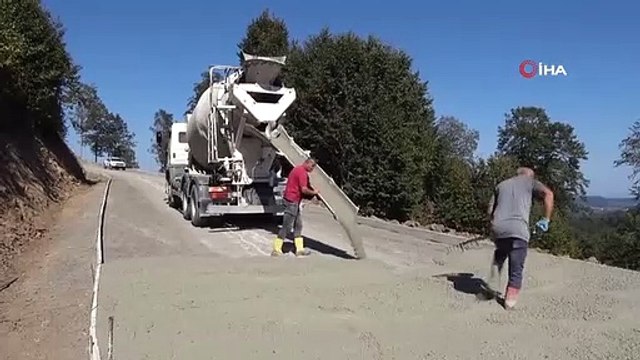 Ordu'da yaylalar 'yeşil yol' ile birleşiyor