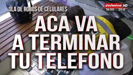 下载视频: Robos de celulares: secuestran 51 celulares en local de Caballito