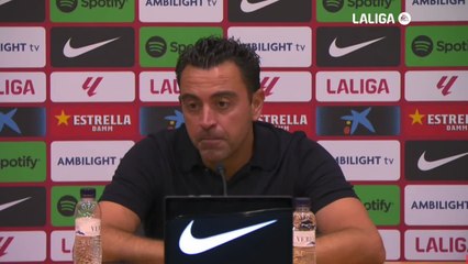 Rueda de prensa de Xavi, FC Barcelona vs Sevilla