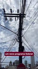 Programa federal promete resolver bagunça de fios e cabos os postes