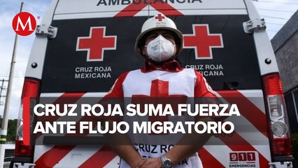 Envían clínicas móviles de la Cruz Roja a Tijuana y Nogales para atender a los migrantes