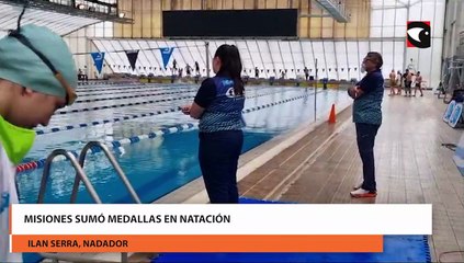 Misiones sumó medallas en natación