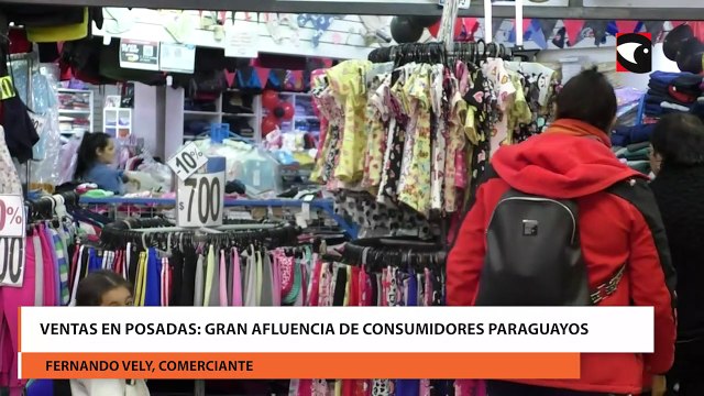 Ventas en posadas gran afluencia de consumidores paraguayos