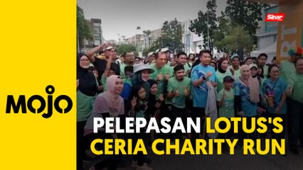 Pelepasan peserta Lotus's Ceria Charity Run