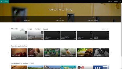Microsoft Sway Course Section 8 Storyline Workflow