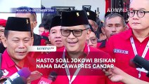 Sekjen PDIP Hasto Beberkan Saling Bisik Jokowi, Megawati, dan Ganjar Terkait Bakal Cawapres