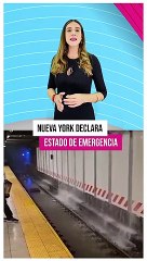 Se declaró estado de emergencia en Nueva York, por inundaciones. Este hecho se volvió tendencia en redes sociales  #TuNotiReel