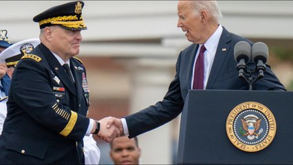 Biden honors outgoing Joint Chiefs of Staff Chairman Mark Milley