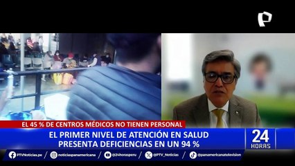 Cerca del 45% de hospitales en el Perú no cuenta con personal médico