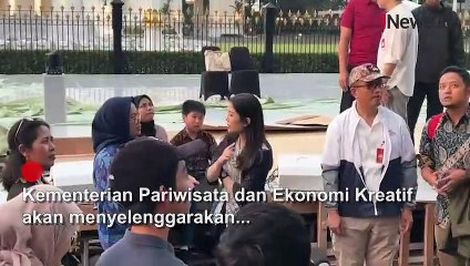 Wamenparekraf Angela Tanoesoedibjo Pantau Persiapan Istana BerbatikLA