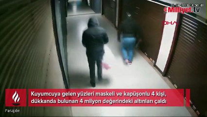 İstanbul'da 4 dakikada 4 milyonluk soygun!