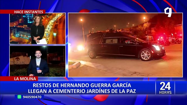 Hernando Guerra García: restos de congresista llegaron a Cementerio Jardines de la Paz