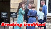Prince William and Kate Middleton Broke a Major Royal School Tradition This Year