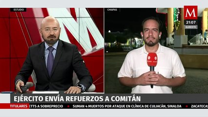 Ejército mexicano refuerza seguridad en Comitán