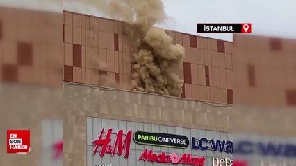 Maltepe'de AVM'de yangın paniği