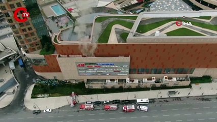 Son dakika... Maltepe'deki Piazza AVM'de yangın paniği!