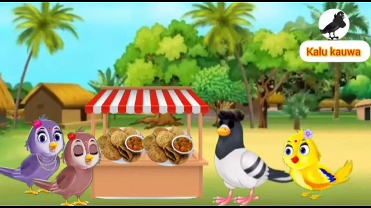 03.चालाक कौवे के समोसे - chalaak kauwe k samose- - Tuni Chidiya #cartoon #hindicartoon