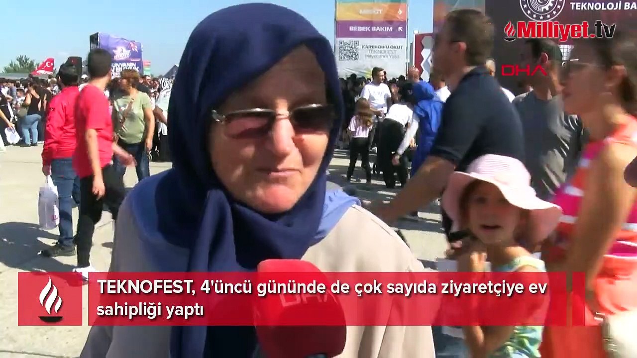 TEKNOFEST'e yoğun ilgi