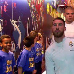 El día que Lamine entró al Camp Nou de la mano de Sergio Ramos