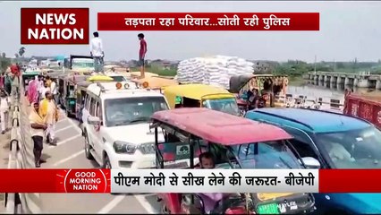 'सुशासन बाबु' का ट्रैफिक जाम, सीएम नीतीश कुमार के लिए रोकी गई एंबुलेंस