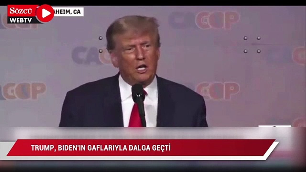 Trump, Biden'ın gaflarıyla dalga geçti