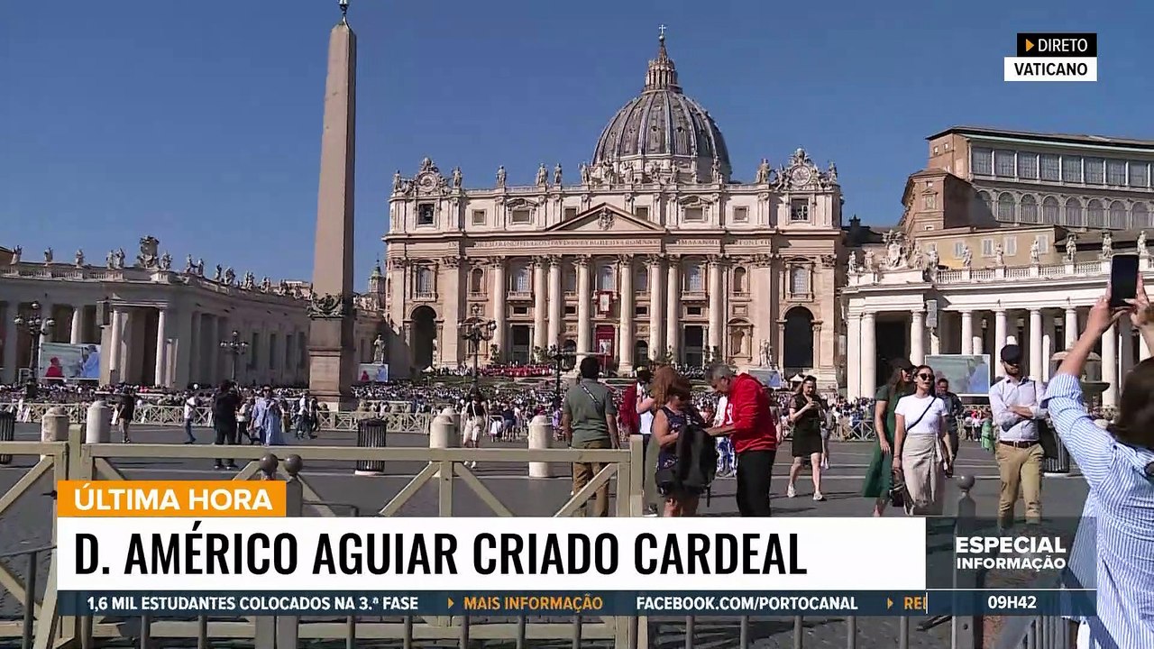 Porto Canal em direto do Vaticano