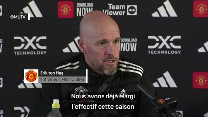 Ten Hag se plaint de la surcharge des matches