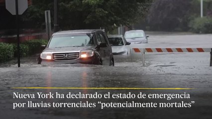 Nueva York declara el estado de alarma por las intensas precipitaciones