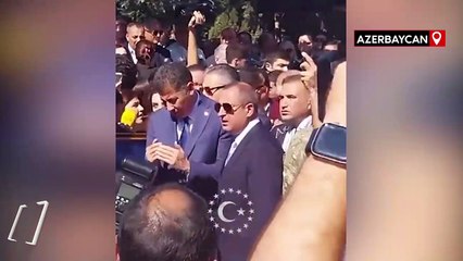 Ganire Paşayeva'nın cenaze törenine katılan Sinan Oğan, gözyaşlarını tutamadı