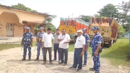 सारण: खनन विभाग की बड़ी कार्यवाई, ओवरलोड 6 ट्रैकों को पकड़ा, एक गिरफ्तार