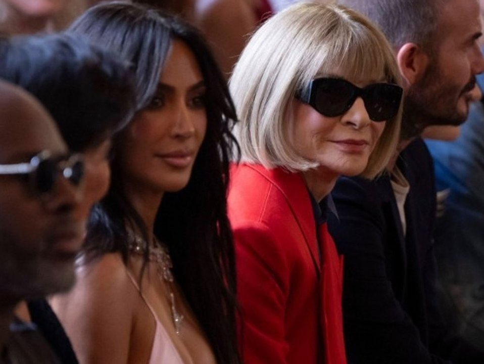 Bei Fashion Show: Hat sich Anna Wintour von Kim Kardashian weggesetzt?
