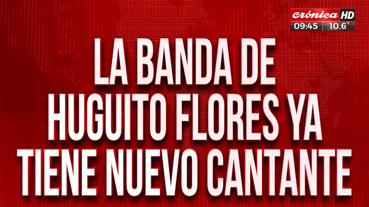 A pocos días de su muerte, la banda de Huguito Flores ya tiene nuevo cantante